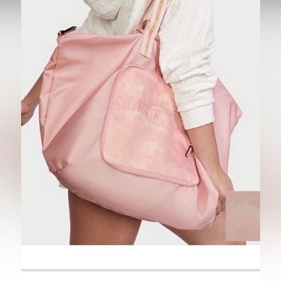 Vs wheelie luggage foldable carry luggage tote Fanny pack crossbody bag duo - Picture 4 of 10